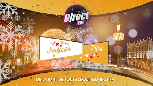 Toute l’équipe de D!RECT FM vous souhaite de joyeuses fêtes